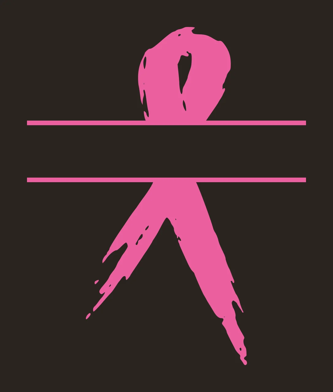 Ribbon Loop With Minimalist And Awareness In Black contrast preview thumbnail