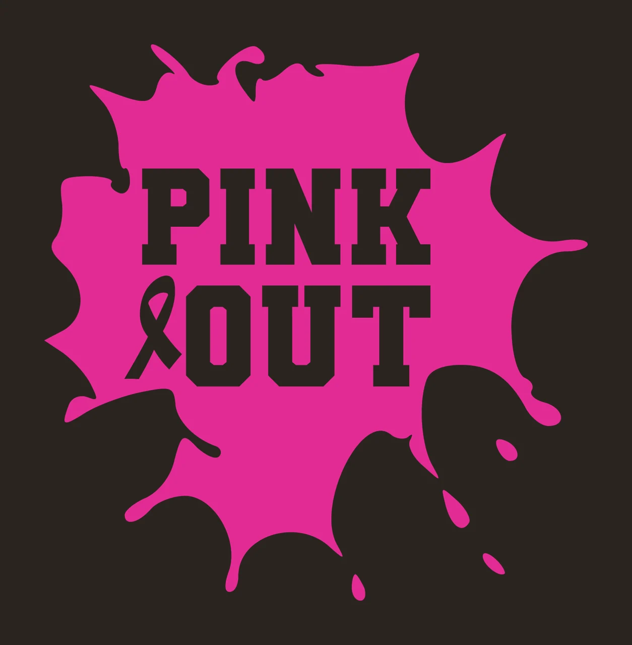 Can Glass Wrap Pink Out Awareness Splatter contrast preview thumbnail