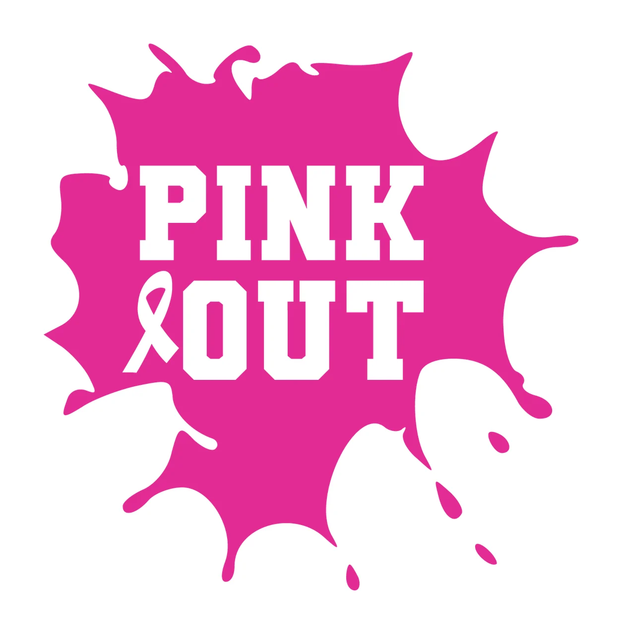Can Glass Wrap Pink Out Awareness Splatter
