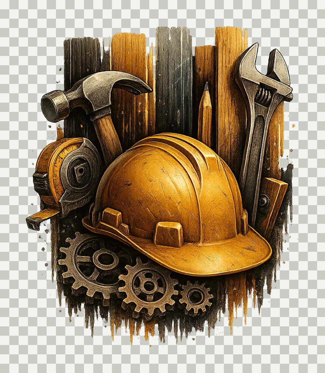 Construction shirt Design Hardhat Dad Tools Sublimation transparency and detail preview thumbnail