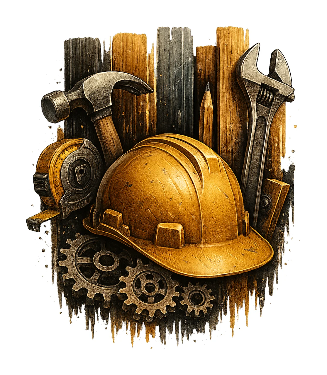 Construction shirt Design Hardhat Dad Tools Sublimation