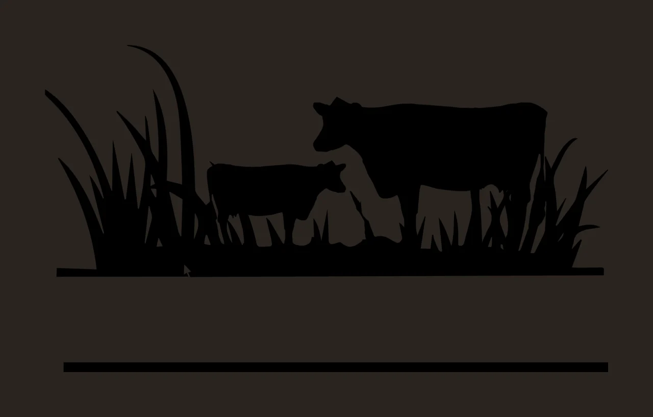 Can Glass Wrap Cows In Tall Grass Split contrast preview thumbnail