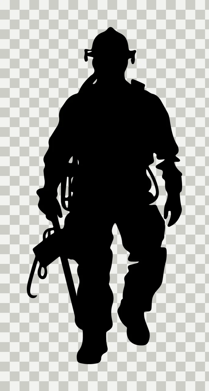 Person Wearing Safety Gear Standing And Carrying helmet straps transparency and detail preview thumbnail
