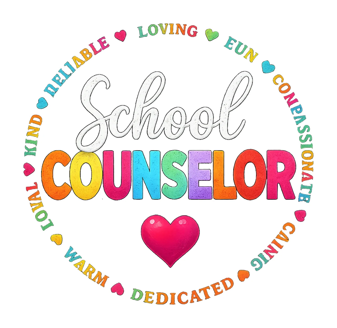 School counselor tshirt design counselor appreciation gift