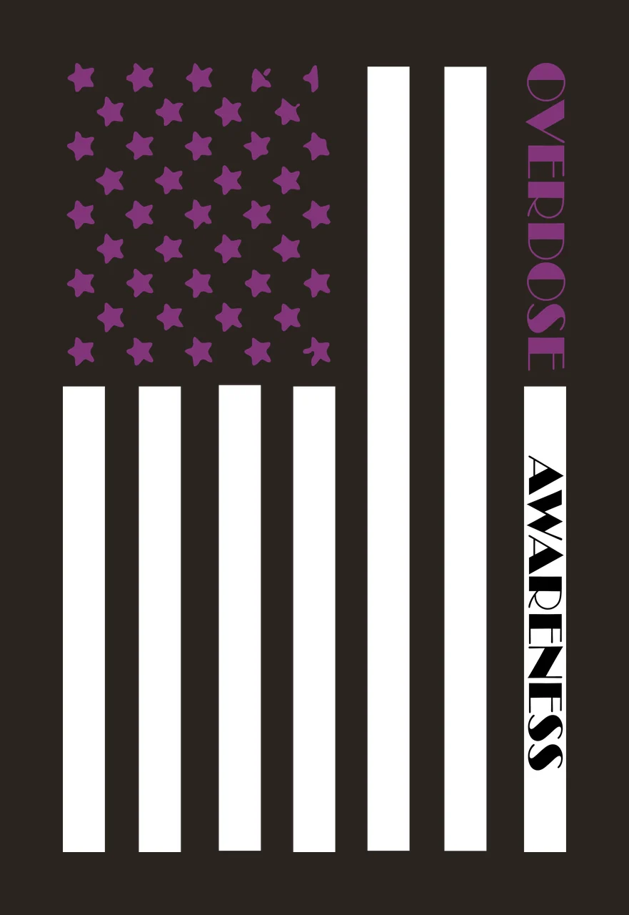 Overdose American Flag Vertical Stripe Design stars stripes contrast preview thumbnail