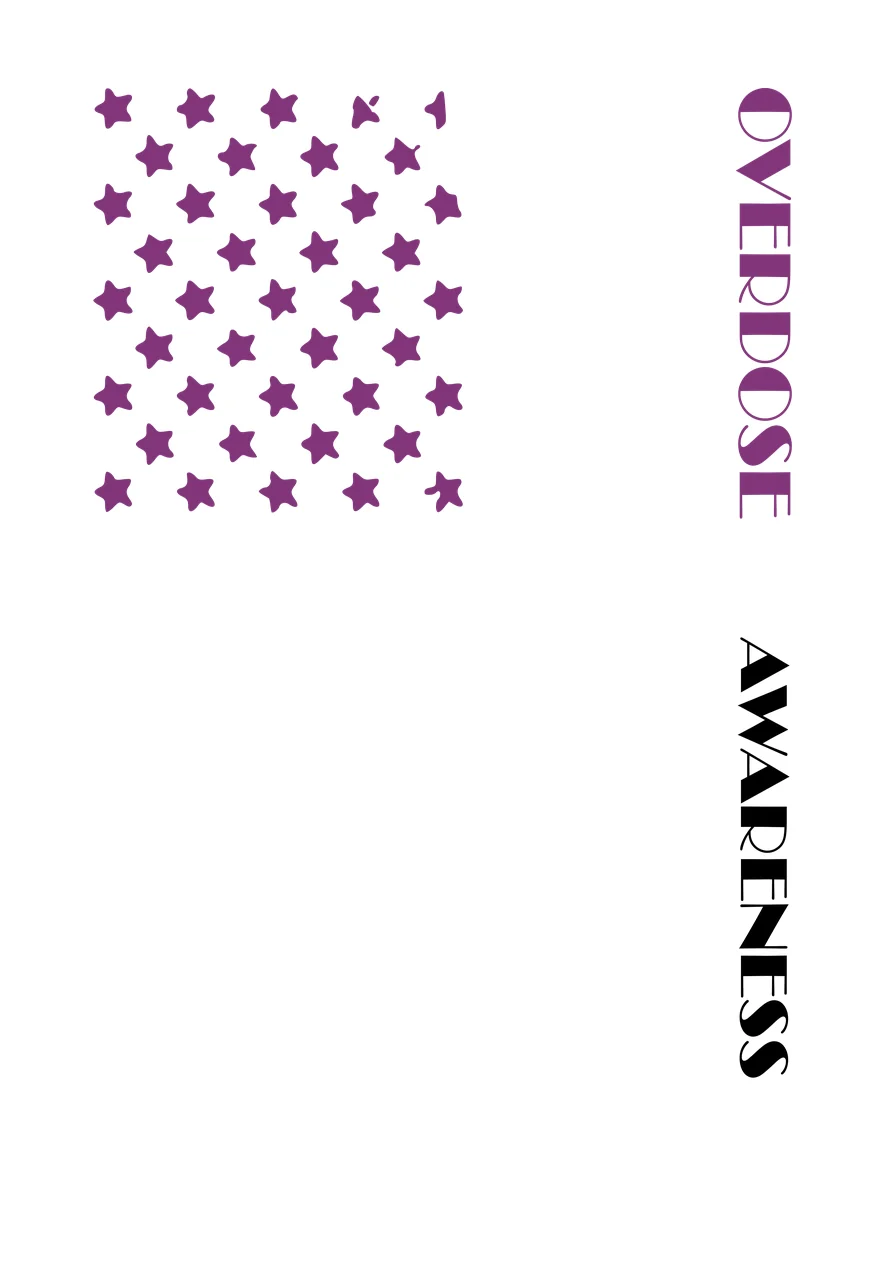 Overdose American Flag Vertical Stripe Design stars stripes