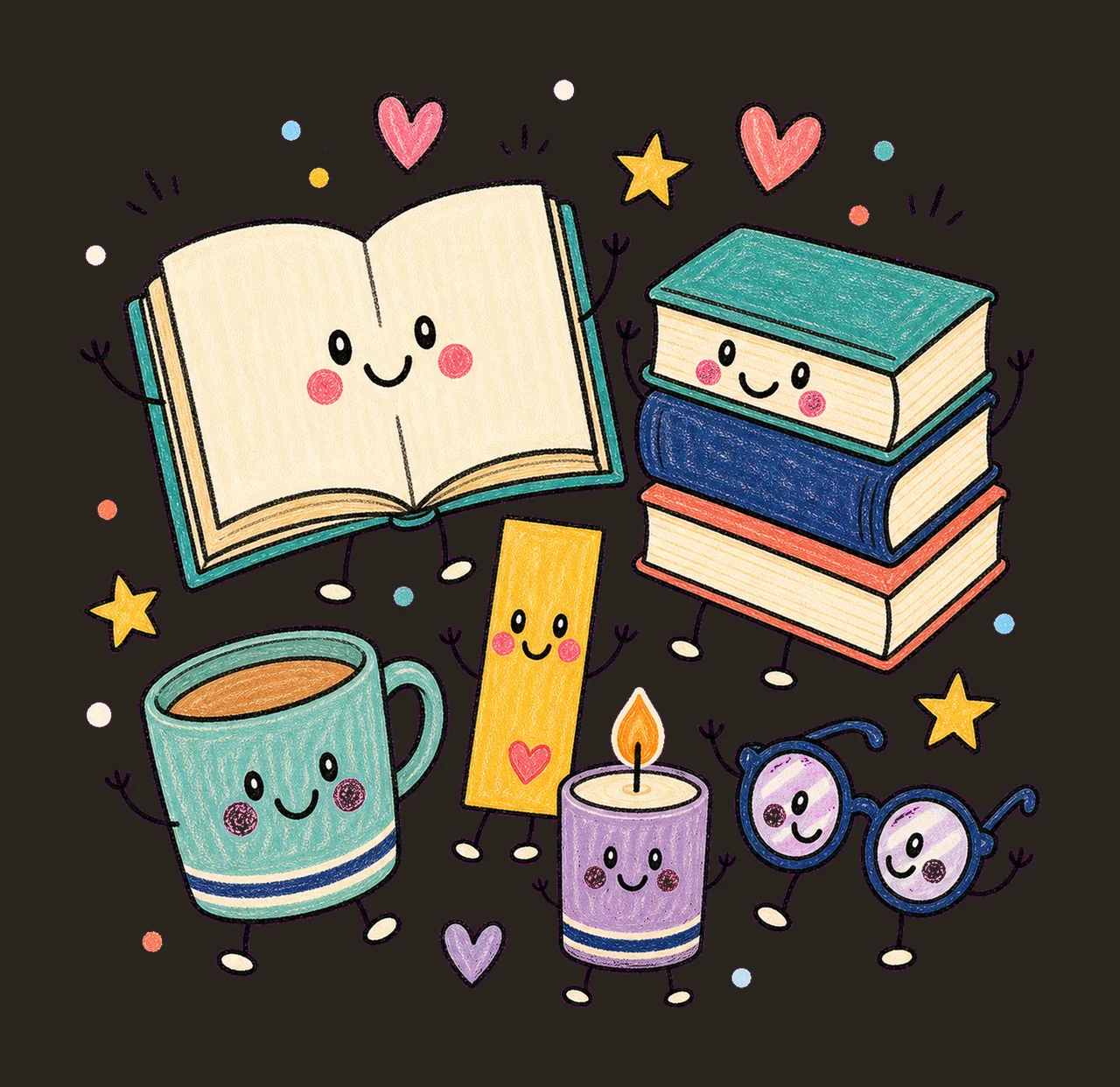 read book day 04 cozy crayon sublimation instant shirt contrast preview thumbnail