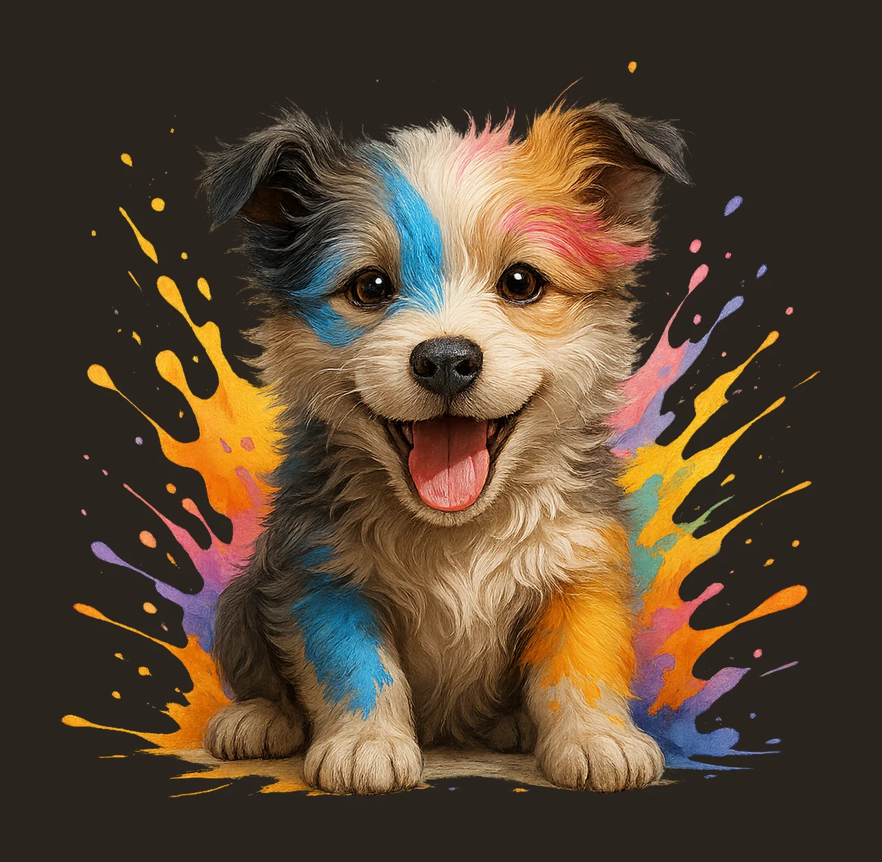 Dog Artwork 80 puppy PNGs sublimation design cute dog pet contrast preview thumbnail