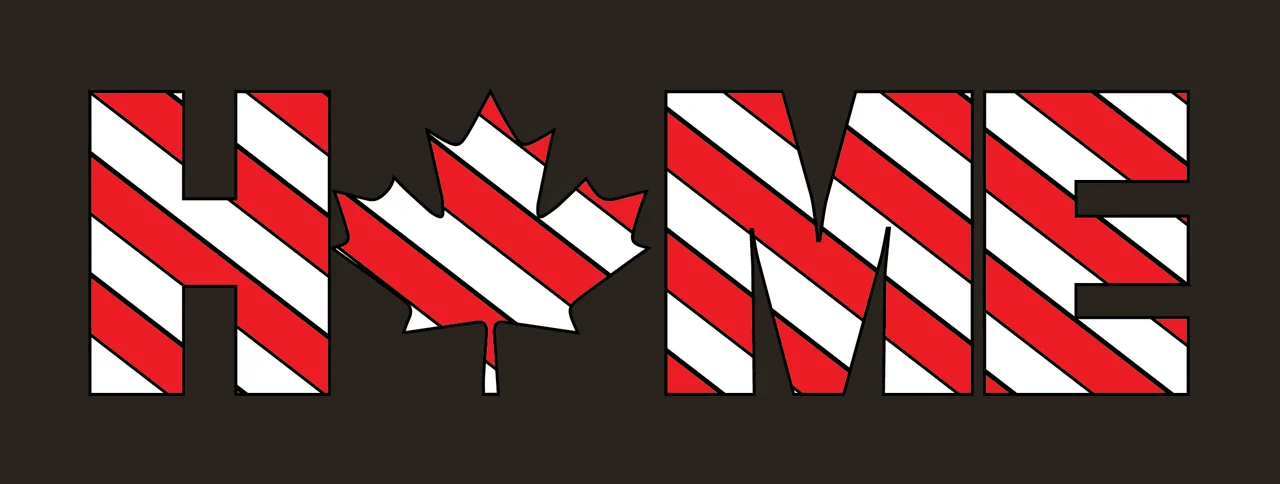 Home Text With Maple Leaf and bold typography black 1 21 F16 canada contrast preview thumbnail