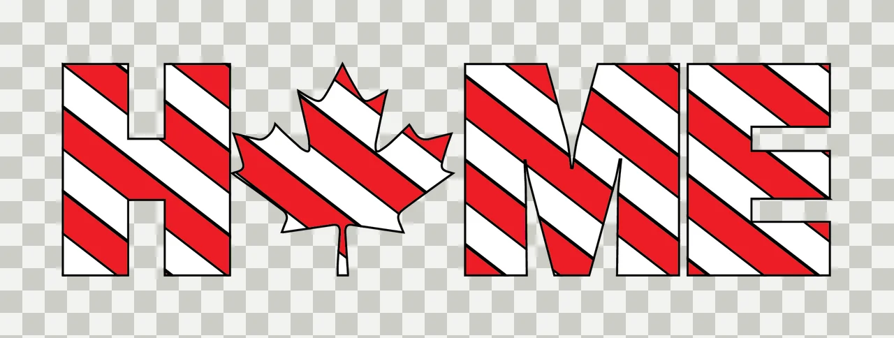 Home Text With Maple Leaf and bold typography black 1 21 F16 canada transparency and detail preview thumbnail