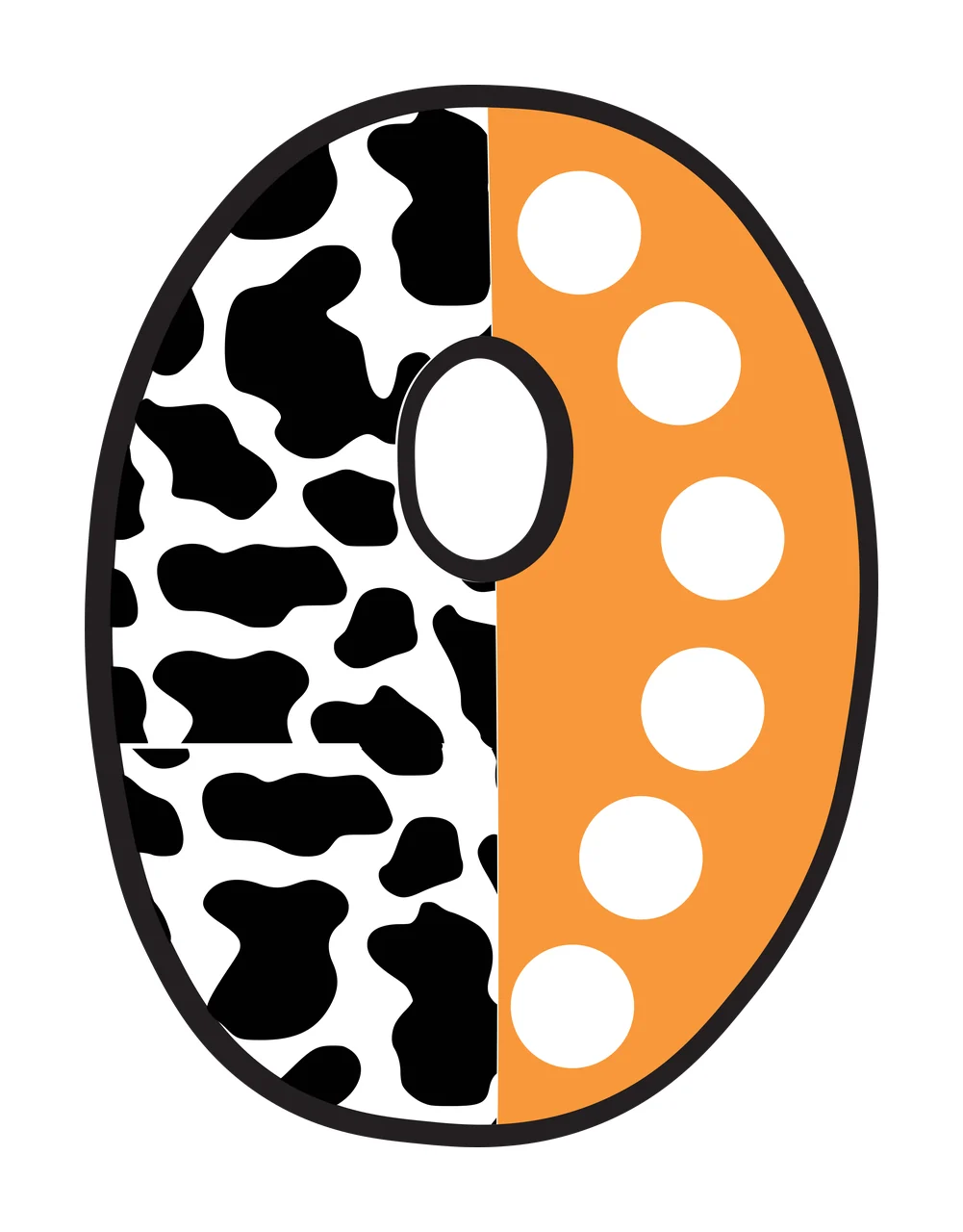 Half Cow Bright Font Dalmatian Race Doodle Leopard Character 20 racing