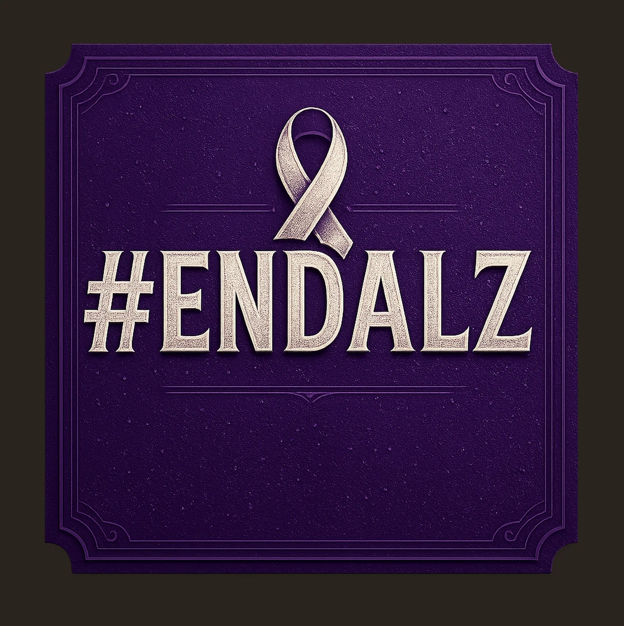 Alzheimers awareness purple ribbon sublimation design contrast preview thumbnail