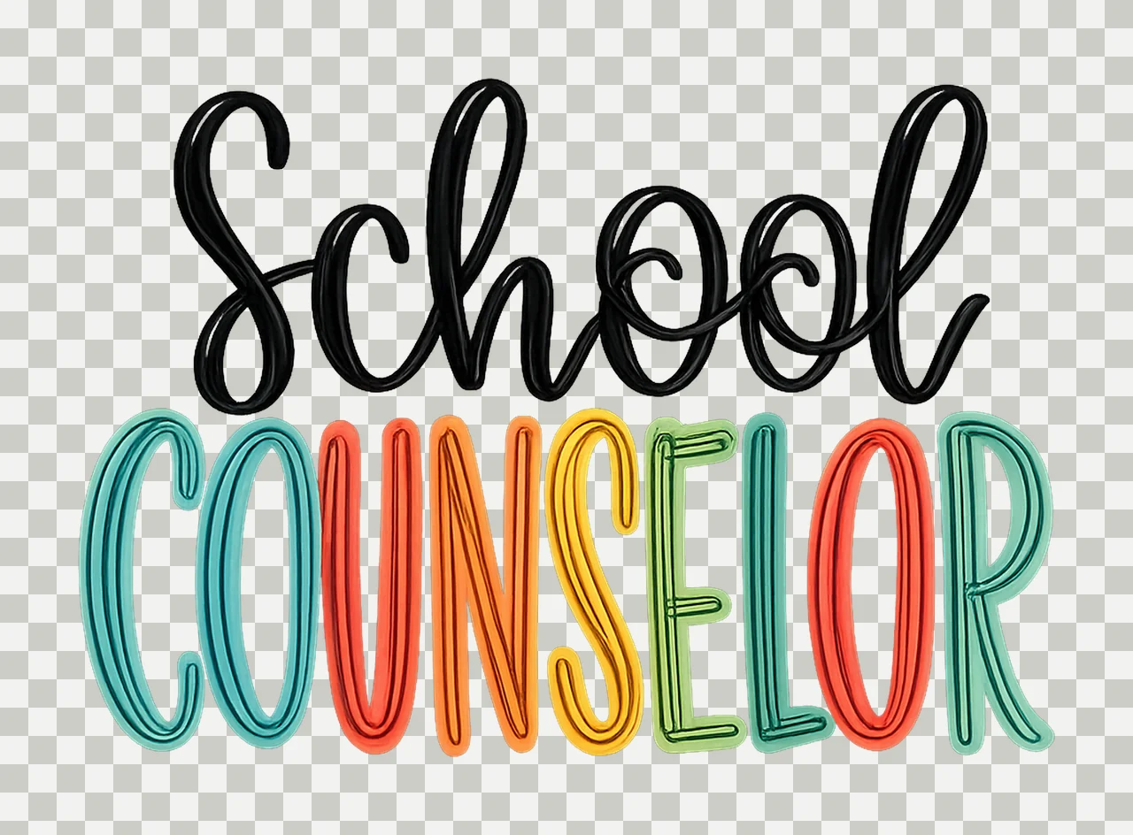 School Counselor Sublimation Printable Teacher Appreciation transparency and detail preview thumbnail