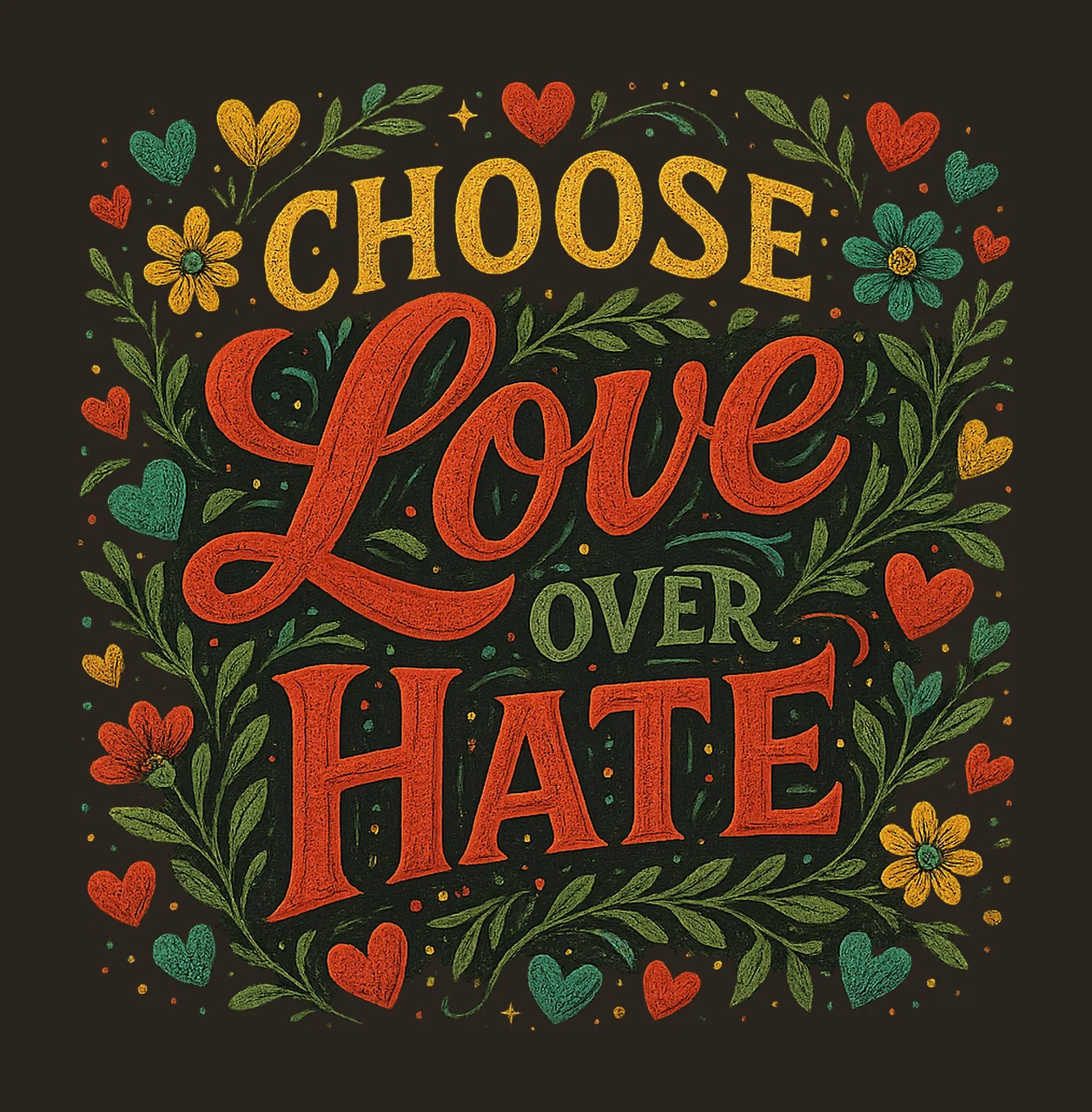 MLK Quote Design Stick with Love Black History Month contrast preview thumbnail