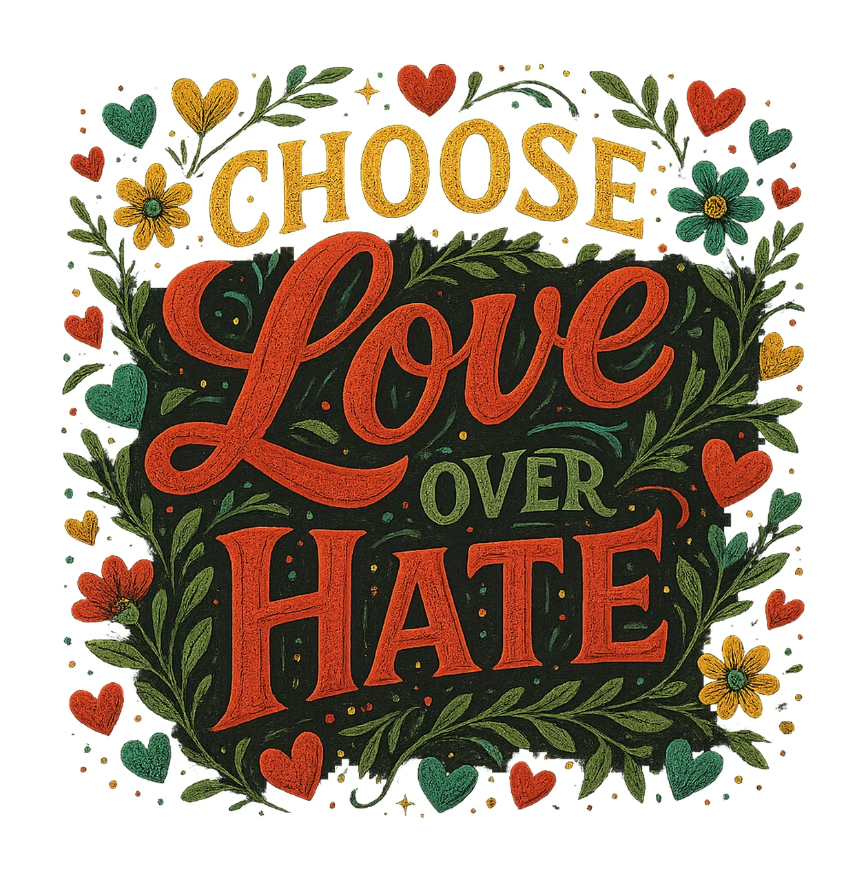 MLK Quote Design Stick with Love Black History Month
