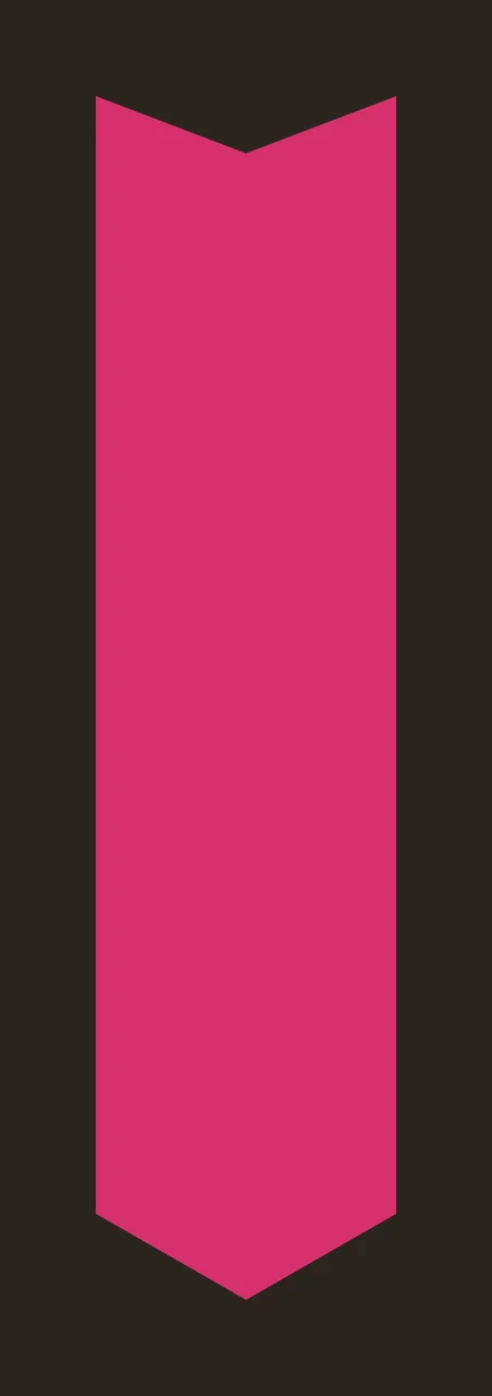Vertical Black Banner With Chevron Top And Bottom hanging flat contrast preview thumbnail