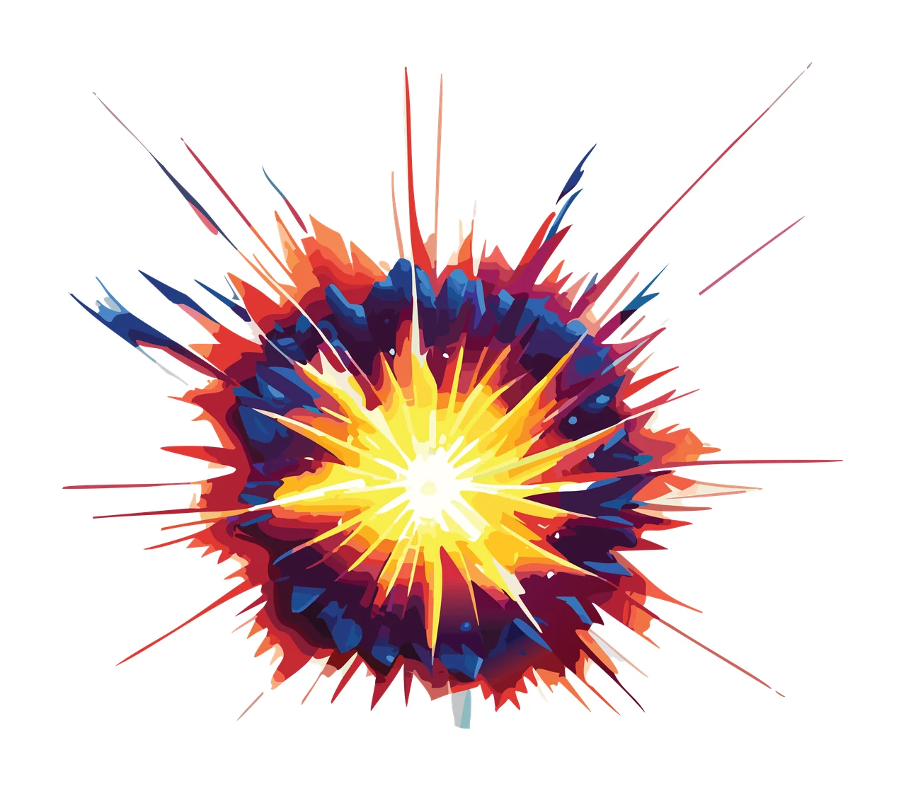 Shattered Glass Radial Burst Pattern shatter lines shards abstract