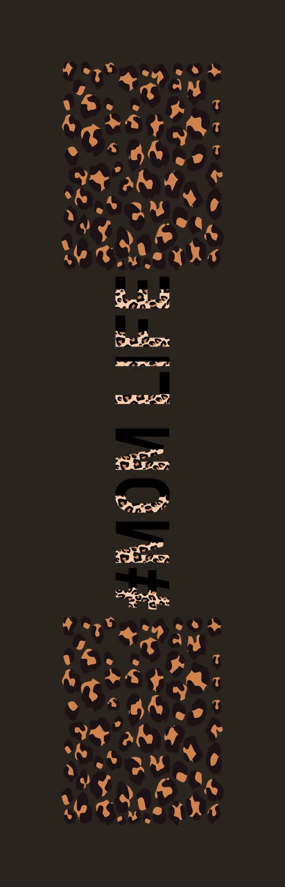 Mom Leopard Mom Life Text With Spots black white pattern hashtag contrast preview thumbnail