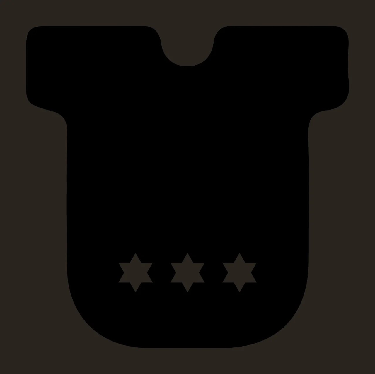 Baby Bodysuit With Stars And Clothing In Black contrast preview thumbnail