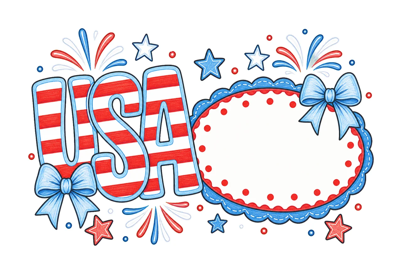 Independence Name Plate American Design Kids Variation A