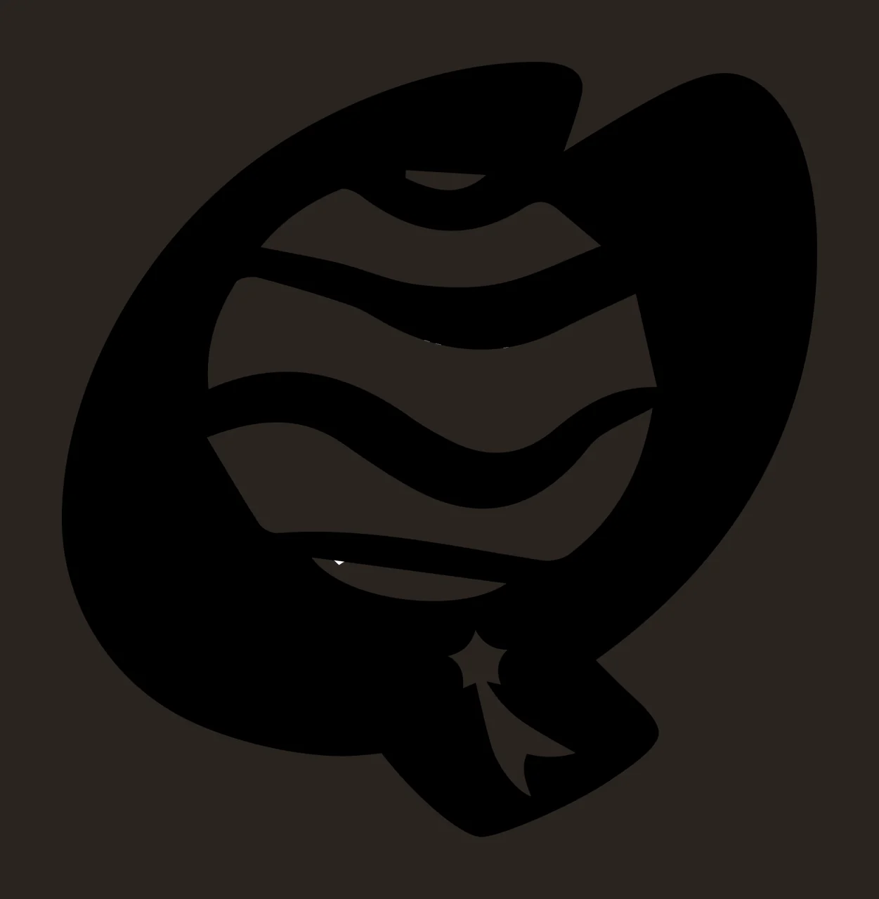 Space Planet Orbiting With Falling Star contrast preview thumbnail
