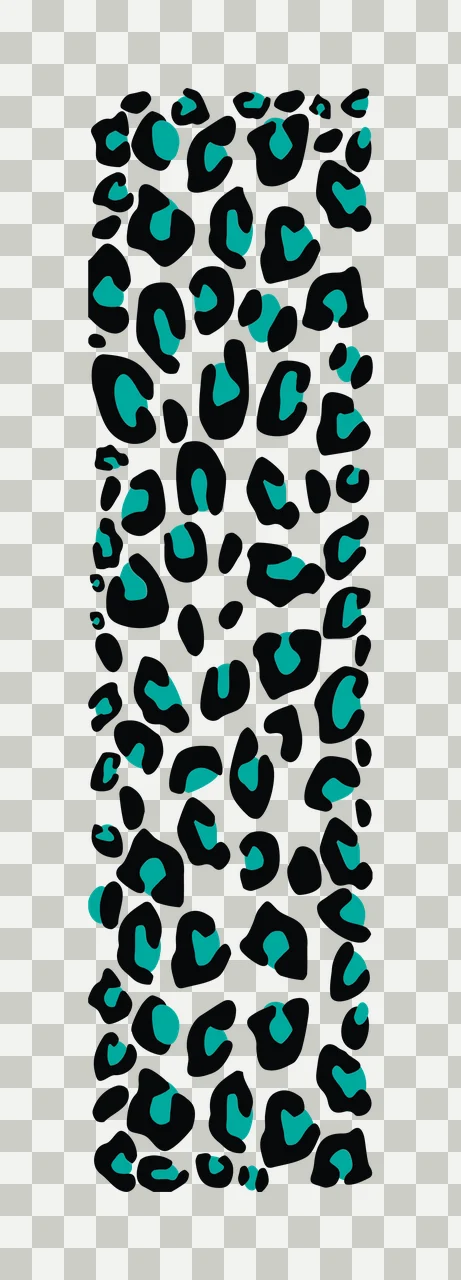 Black And White Leopard Skin Pattern spots minimalist graphic transparency and detail preview thumbnail
