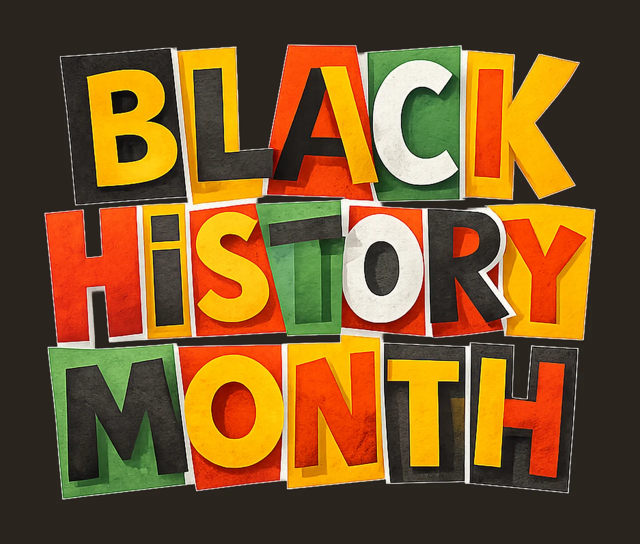 Black History Month Y2K Collage Afro American History Am contrast preview thumbnail