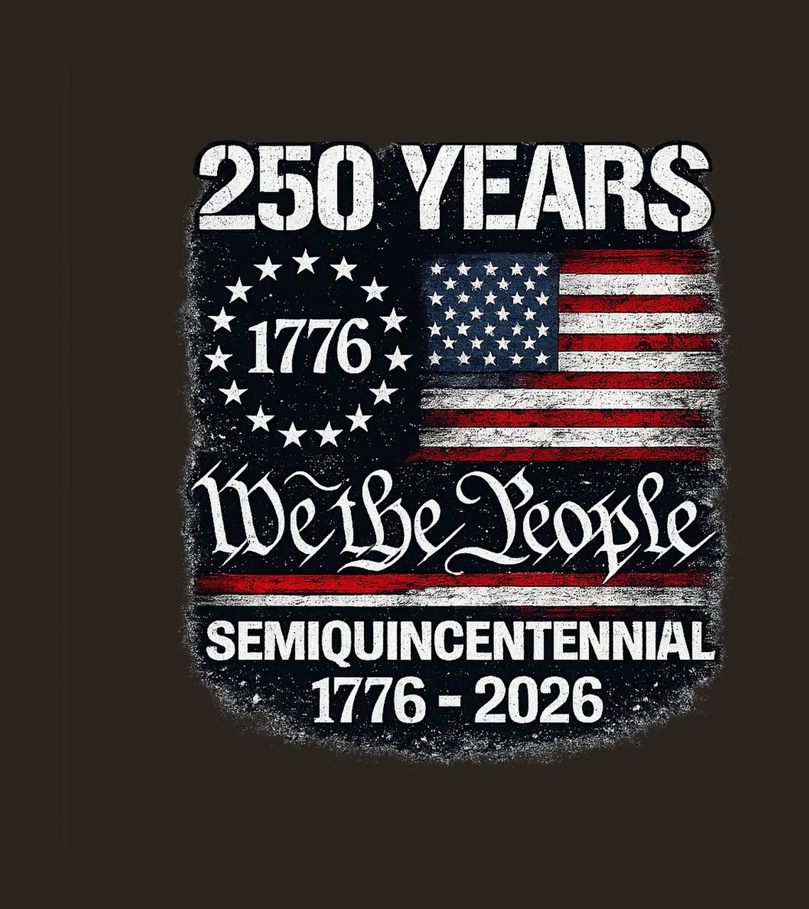 America 250th Anniversary 4th of July Patriotic Sublimation contrast preview thumbnail