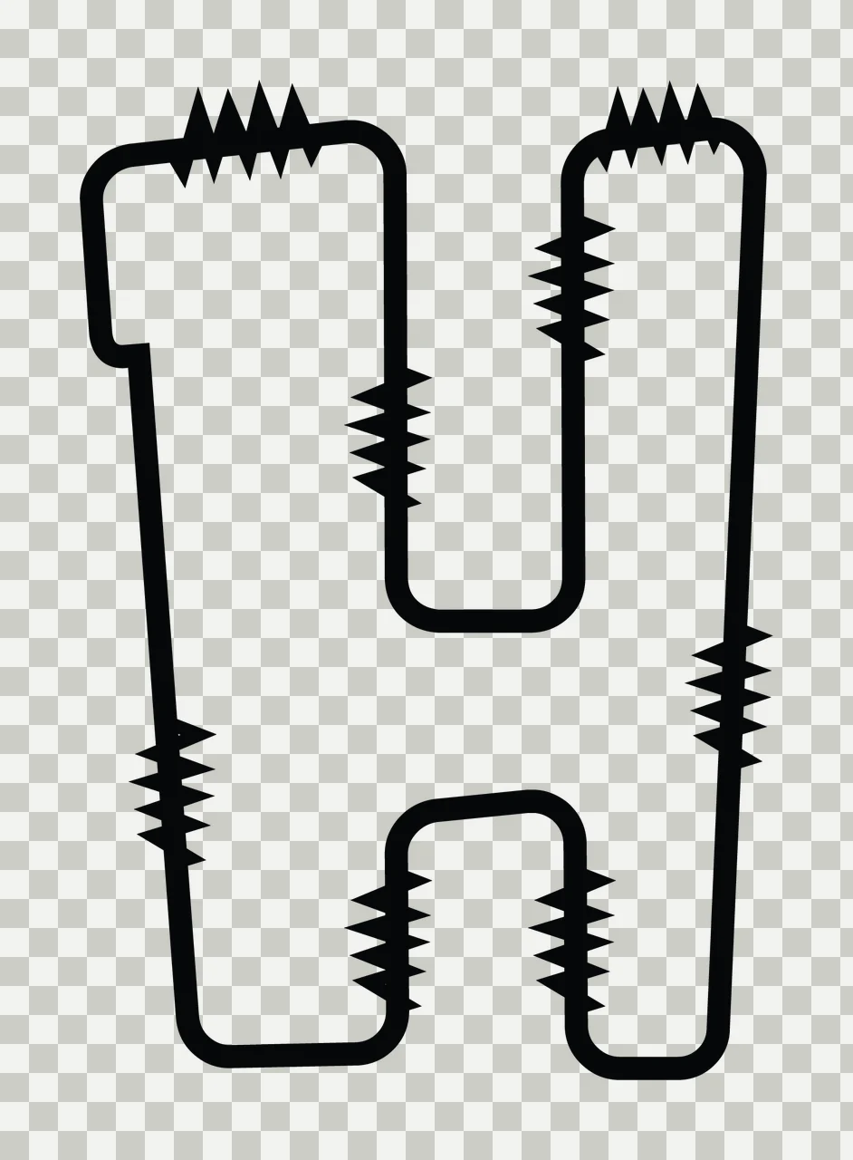 Letters Doodle Character 32 hand drawn sketch whimsical scalable transparency and detail preview thumbnail