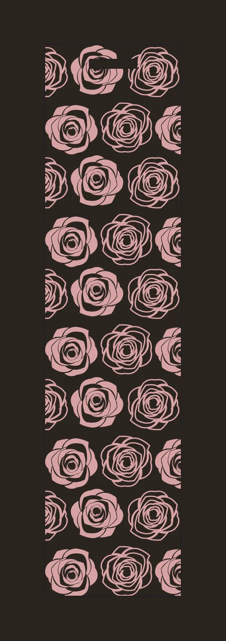 Rose Flower Pattern Vertical Column roses black white floral contrast preview thumbnail