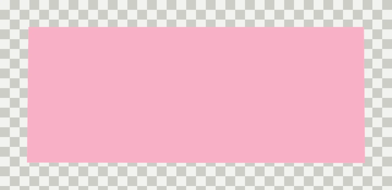 Solid pink rectangle Illustration in light pink transparency and detail preview thumbnail