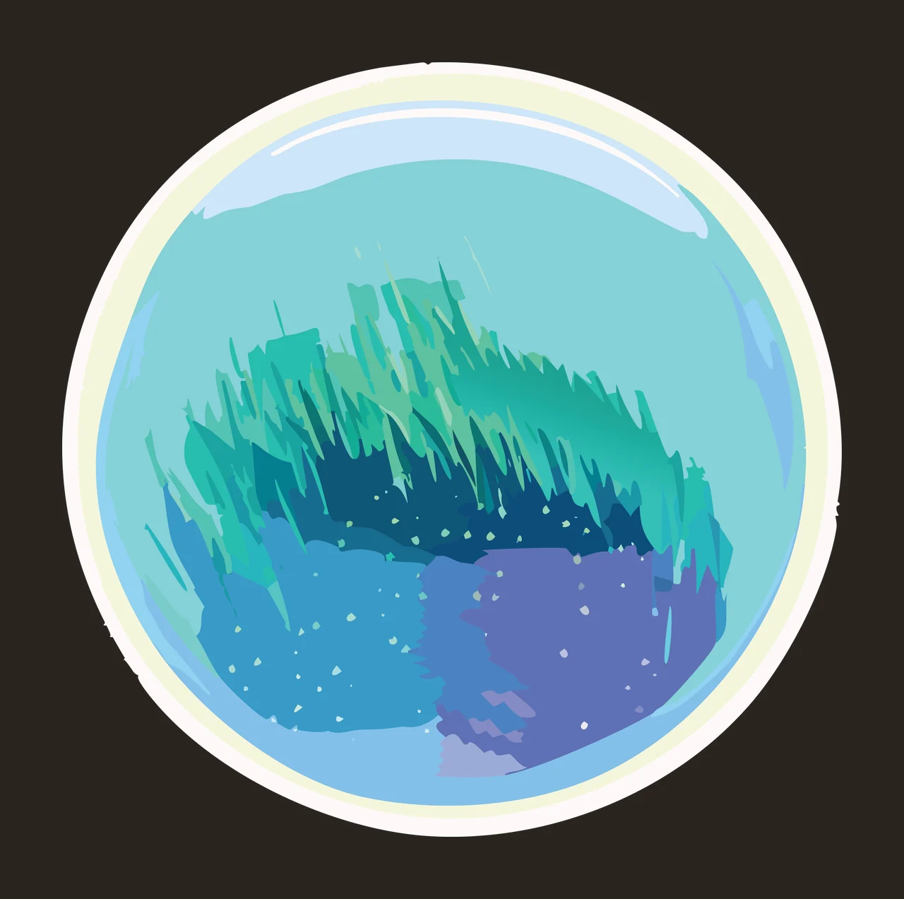 Solid Black Circular Shape circle silhouette plain geometric contrast preview thumbnail