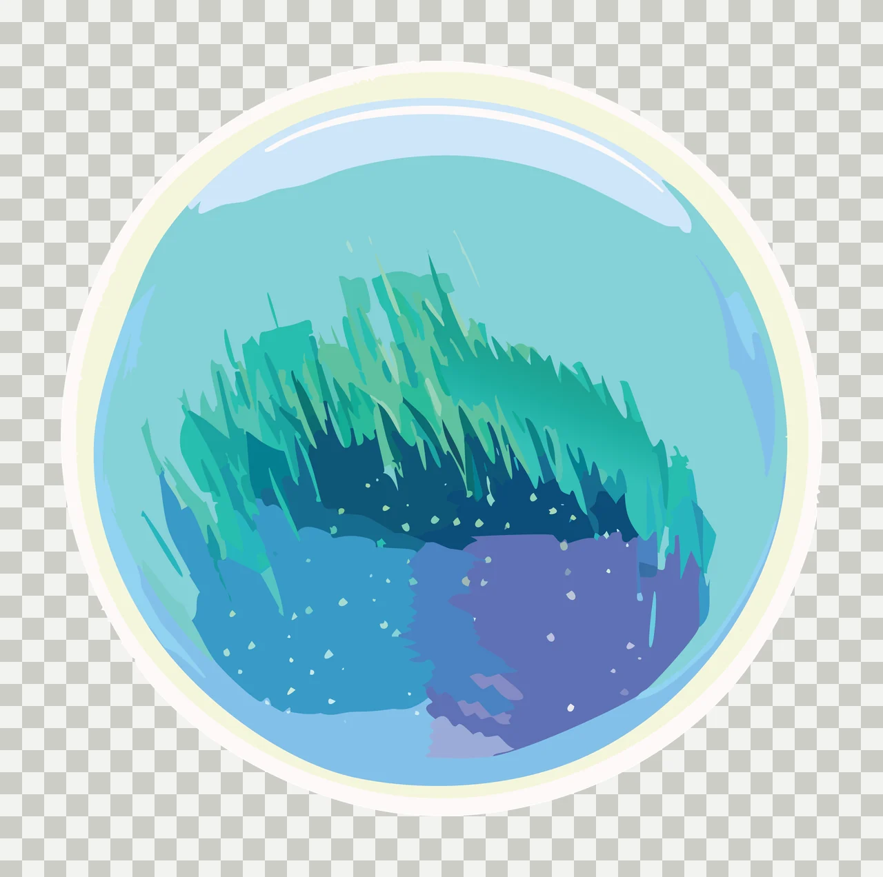 Solid Black Circular Shape circle silhouette plain geometric transparency and detail preview thumbnail