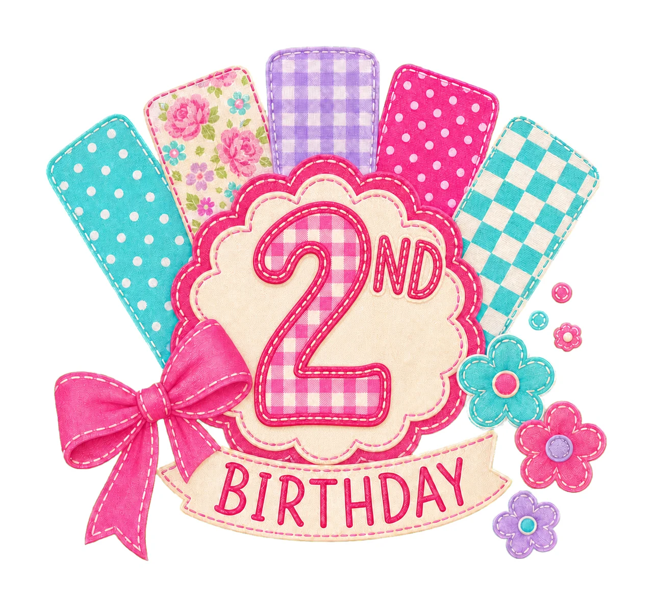 Preppy Patchwork Birthday age 02