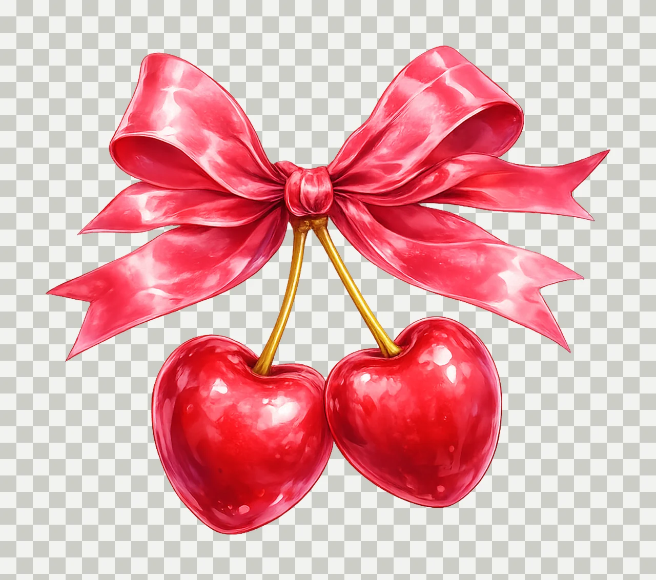 Coquette cherries bow princesscore design vintage coquette transparency and detail preview thumbnail