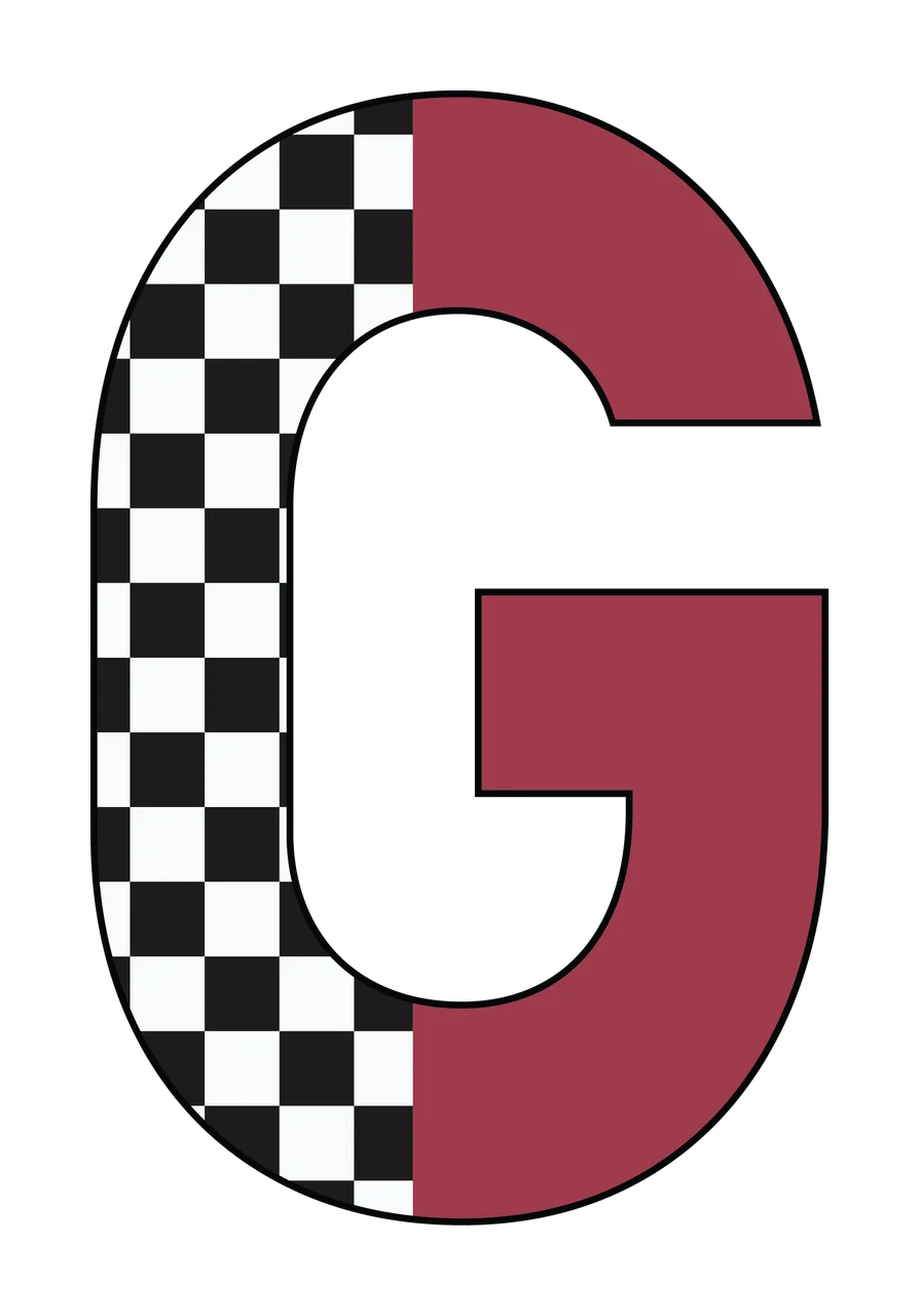Can Glass Wrap G Letter Split Style Decorative