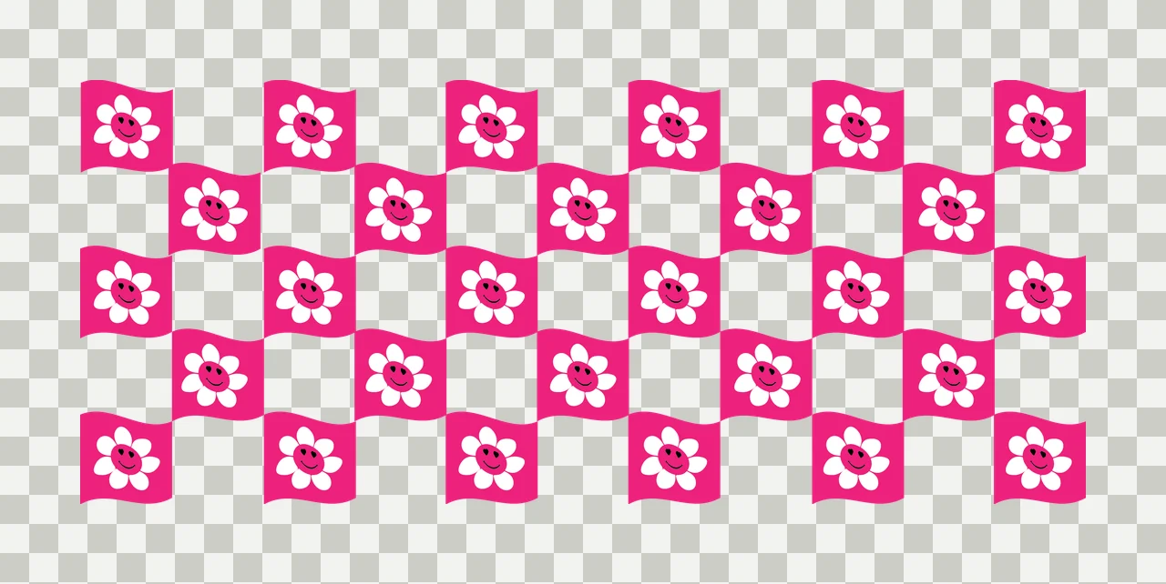 Can Glass Wrap Checkerboard Pattern Banner In Black squares transparency and detail preview thumbnail