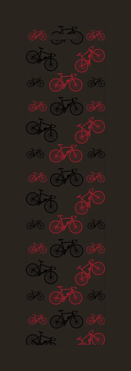 Bicycle Pattern Repeated Black Silhouettes wheel frame silhouette contrast preview thumbnail