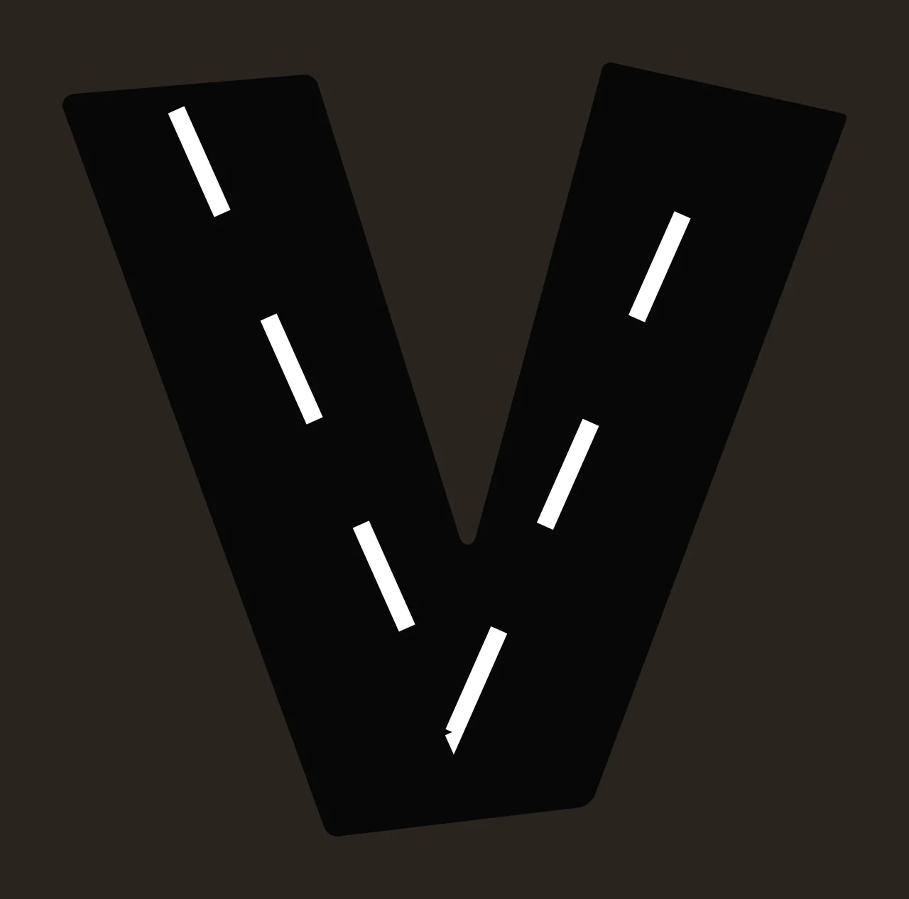 Race Track Font Character 13 racing checkered flag speedway contrast preview thumbnail