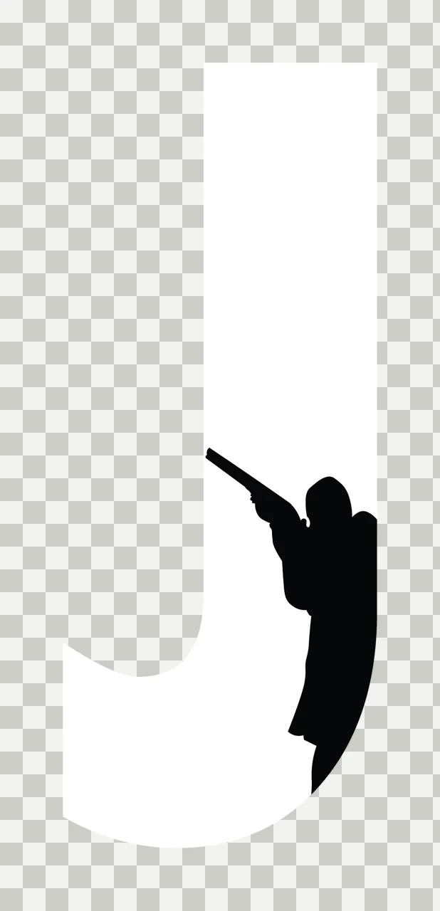Can Glass Wrap Silhouette Shotgun Aiming Upwards transparency and detail preview thumbnail