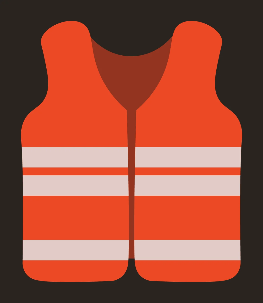 Solid Black Silhouette Of A Sleeveless Vest white clothing contrast preview thumbnail