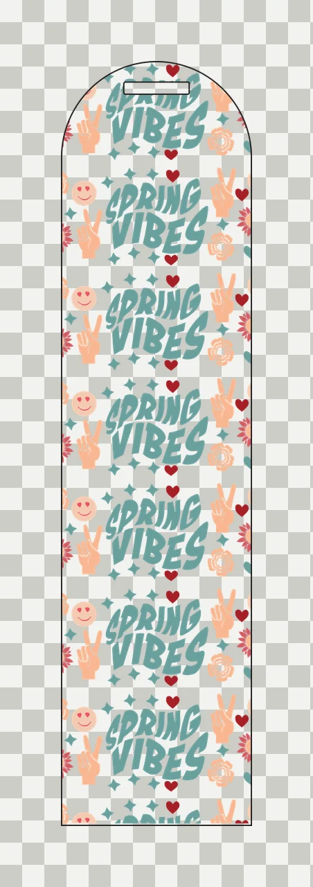 Bookmark Patterned Graphic pattern hand circle heart flower transparency and detail preview thumbnail