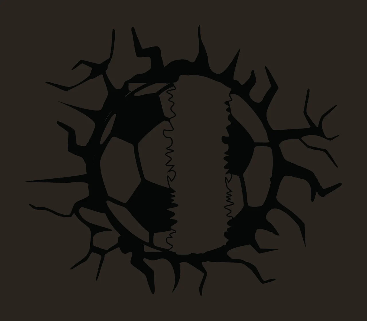 Soccer Ball Silhouette Breaking Through A Cracked Wall cracks contrast preview thumbnail