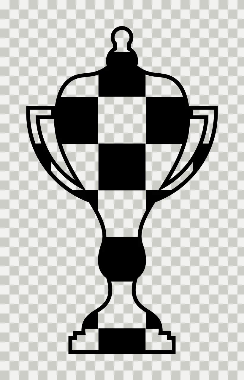 Can Glass Wrap Trophy Cup Standing With Checkerboard transparency and detail preview thumbnail