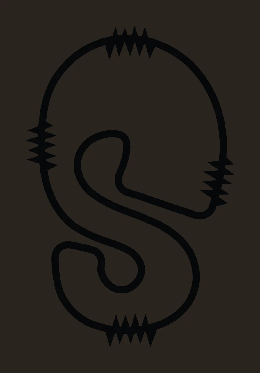 Letters Doodle Character 09 hand drawn sketch whimsical scalable contrast preview thumbnail