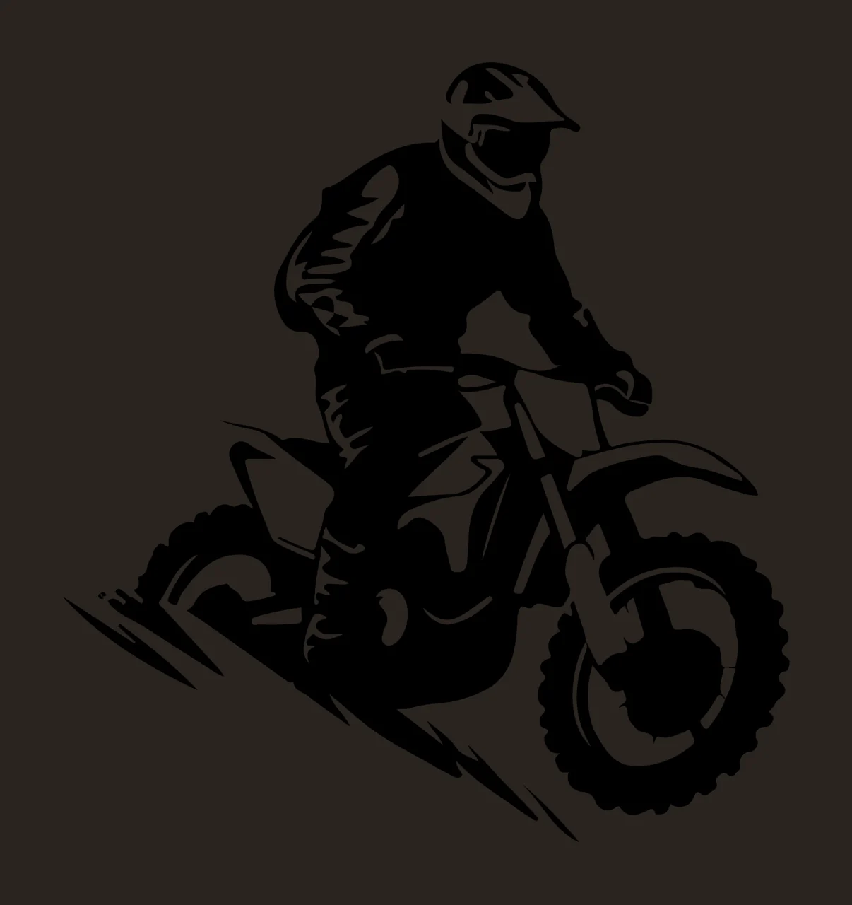 Can Glass Wrap Motocross Rider Jumping With Motorcycle contrast preview thumbnail