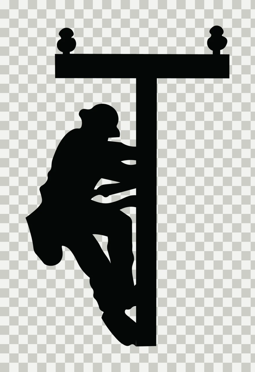 Lineman Monogram Character 01 scalable logo design icon transparency and detail preview thumbnail