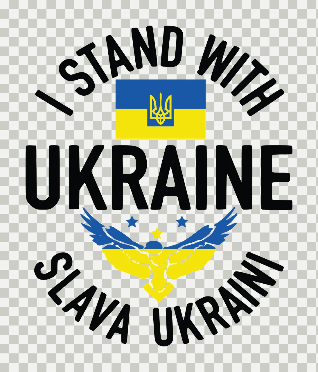 Ukraine Illustration scalable logo design icon transparency and detail preview thumbnail