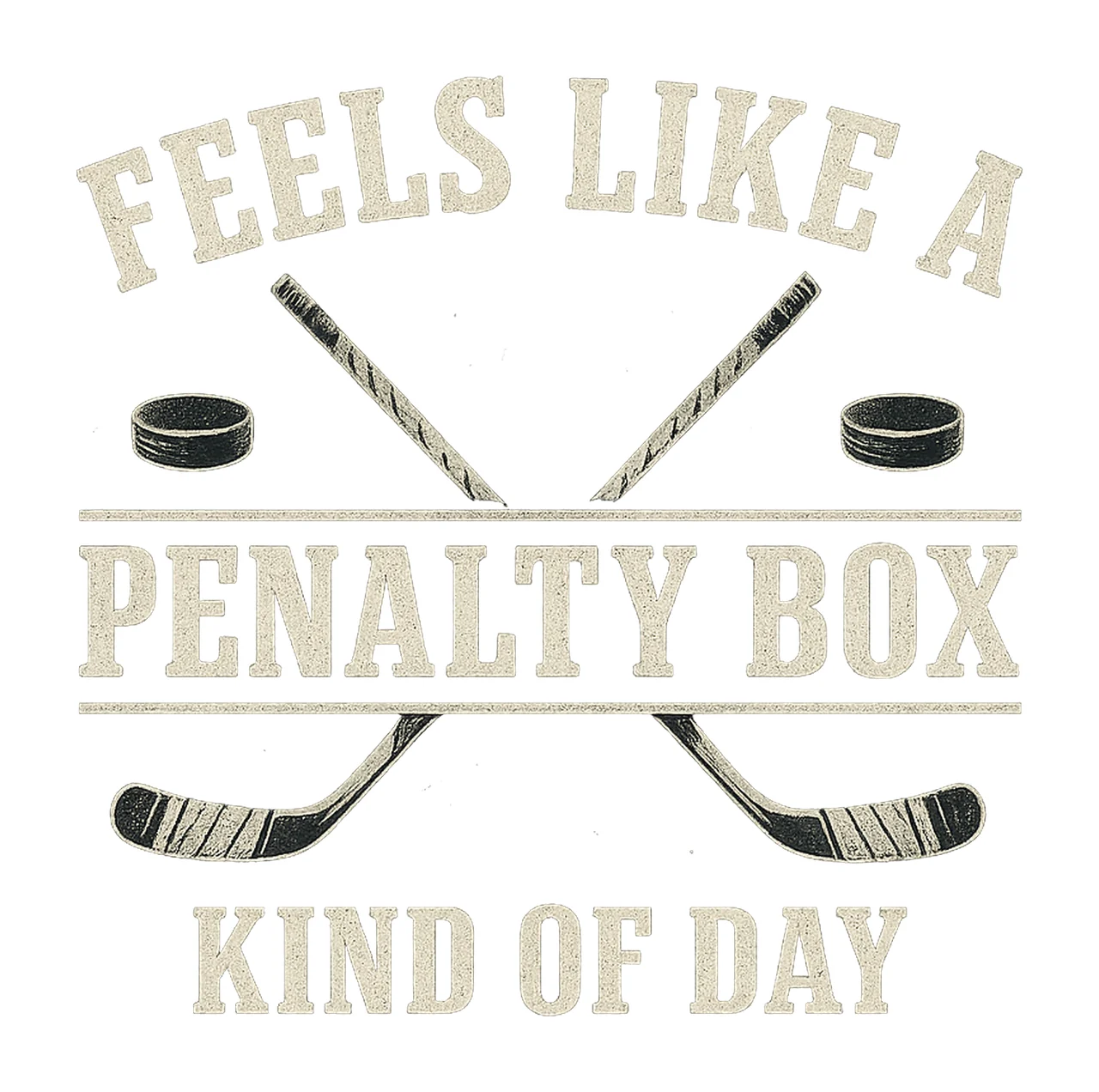 Hockey Penalty Box Sublimation Design Funny Sports DIY Shirt