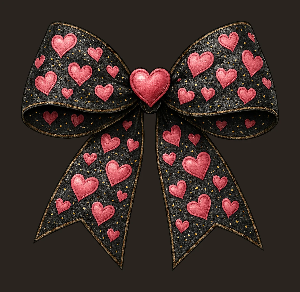 Valentine Coquette Bow Pink Bow Sublimation Design Valentine contrast preview thumbnail